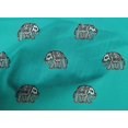 thumbnail image 4 of oneOone Cotton Poplin Fabric Elephant Block Print Sewing Fabric BTY 42 Inch Wide, 4 of 4