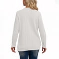 thumbnail image 4 of HAiming Womens Knit Cardigan Long Sleeve Button down V Neck Solid Color Lightweight Sweaters with Pockets, 4 of 4