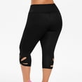 thumbnail image 4 of DPTALR Women's Comfortable Cropped Leisure Time Pants Sweatpants Yoga Pants, 4 of 9