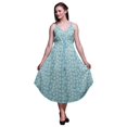 thumbnail image 1 of Bimba Robe de Plage Bohème Sans Manches Midi à Bretelles Imprimée Florale pour Femme - XX-Grand, 1 of 1