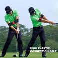 thumbnail image 3 of Golfs Swing Trainer Elastic Arm Belt Posture Corrector Strap Alignment Golfing Posture Corrector Strap Sports Guide Sporting Goods for Beginner Red, 3 of 9