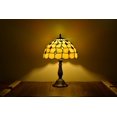 thumbnail image 1 of Tiffany Style Table Lamp Bedside Desk LED Lamp Bedroom Stained-Glass 18.1'' Height Multi-Color, 1 of 4