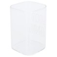 thumbnail image 2 of Clear Mugs, Glass Coffee Cups Square Durable Transparent  For Living Room White Label 240ml, 2 of 8
