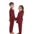 thumbnail image 3 of Ensemble de Pyjamas pour Enfants, Ensemble de Pyjamas de Noël à Boutons pour la Famille, 3 of 4