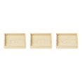 thumbnail image 2 of Thinsony Jewelry Display Tray Case Beads Holder Ladies Bangles Gemstone Stackable 1 grids 7.87x5.91x1.38 Inch 3Set, 2 of 6