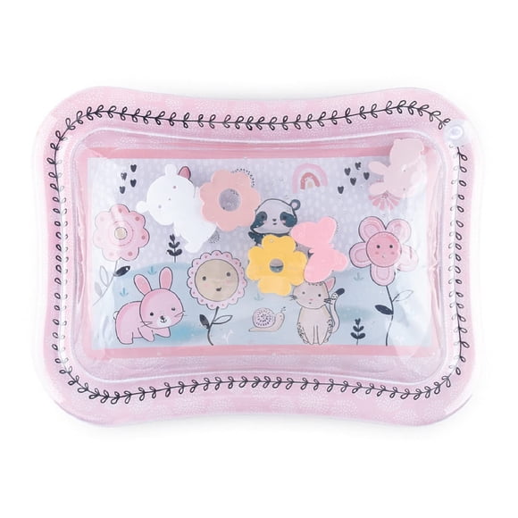 The Peanutshell Tapis d'Eau pour le Temps sur le Ventre pour Bébés Filles / Jouet Gonflable de Développement Sensoriel et Tapis pour le Temps sur le Ventre