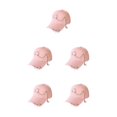 thumbnail image 1 of Thinsony Hip Hop Baseball Cap With Ring Decor For Stylish Look Cotton Ring Baseball Hat Fits All Head Shape Comfortable Ring Pink 5Set, 1 of 6