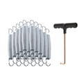 thumbnail image 4 of Wweixi 20Pcs Trampoline Springs Heavy Duty Weather Restant maintaining their springiness Trampoline Accessories, 4 of 6