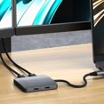 thumbnail image 5 of Satechi 4-Port USB-C Hub with PD Adapter Space Grey Adapters, 5 of 5
