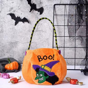POINTERTECK Halloween Candy Bag Haloween Pumpkin Witch Black Cat Handbag Trick Or Treat Gift Bag Kids Favor Happy Halloween Party Decor
4 orders