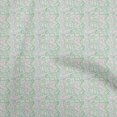 thumbnail image 1 of oneOone Cotton Poplin Light Green Fabric Travel Craft Projects Decor Fabric Printed By The Yard 42 Inch Wide, 1 of 4