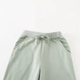 thumbnail image 3 of Boys Cotton Sweatpants Kids Jogger Pants Running Jogging Pants With Pockets Drawstring Green, 3 of 6