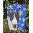 thumbnail image 3 of Carolines Treasures SC9603GF Bull Terrier Blue Snowflake Winter Flag Garden Size, 3 of 3