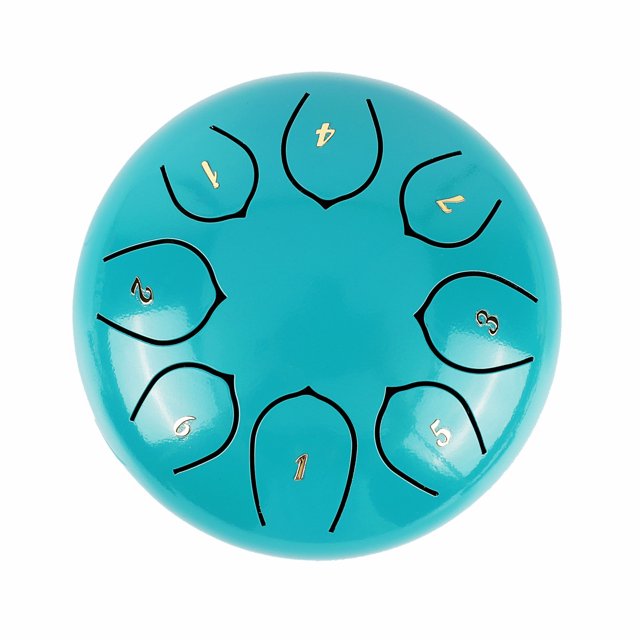 Tambour à Langue en Acier 6 Pouces 8 Notes, Instrument de Musique pour Adultes Premium, Sons Clairs Propres
