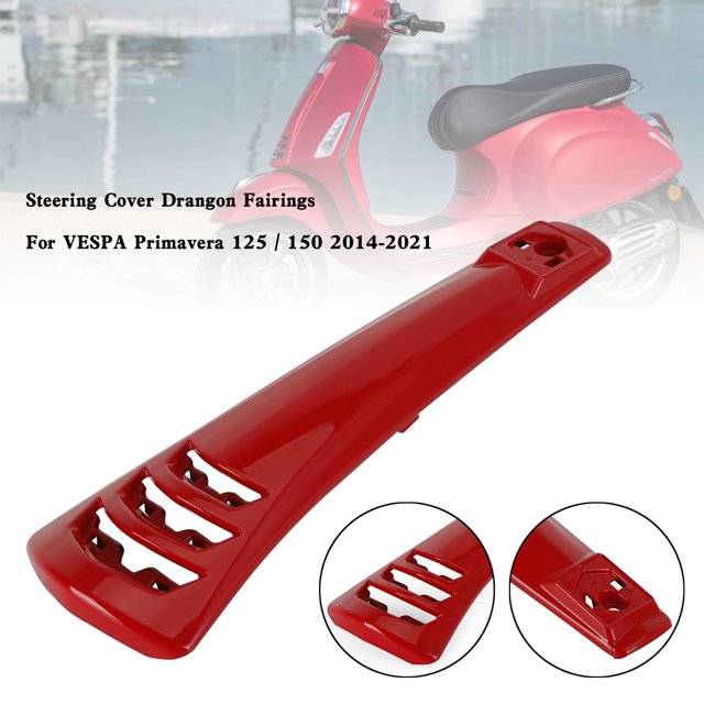 Carénage de Couvercle de Klaxon de Direction pour VESPA Sprint Primavera 125/150 2014-2022 Rouge