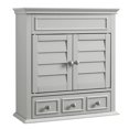 thumbnail image 1 of Crosley Lydia Armoire à Pharmacie Murale avec Tiroir de Rangement, Gris, 1 of 10