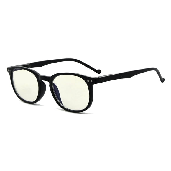 Eyekepper Blue Light Blocking Reading Glasses for Men Women Vintage Readers Black