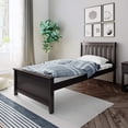 thumbnail image 1 of BEDSMART Lit Simple en Bois Massif / Espresso, 1 of 7