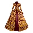 thumbnail image 1 of UPPADA Costumes Gothiques pour Femmes Robes Victoriennes à Manches Longues Robe Corset Grande Taille Robe Maxi Fluide Robe de Fête Robe Cocktail Robe de Mascarade à Lacets Jolies Robes de Bal Cyber 2024, 1 of 5