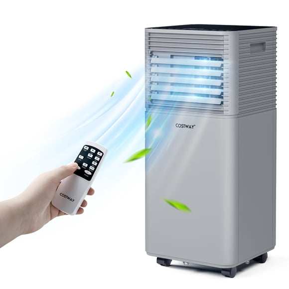 Costway 10000 BTU Portable Air Conditioner 3-in-1 Air Cooler w/Dehumidifier & Fan Mode