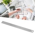 thumbnail image 4 of 30cm Ruler, Clear Scale Stainless Steel Ruler Scale Accurate Lightweight  for Teaching for Drawing for Measurements, 4 of 7