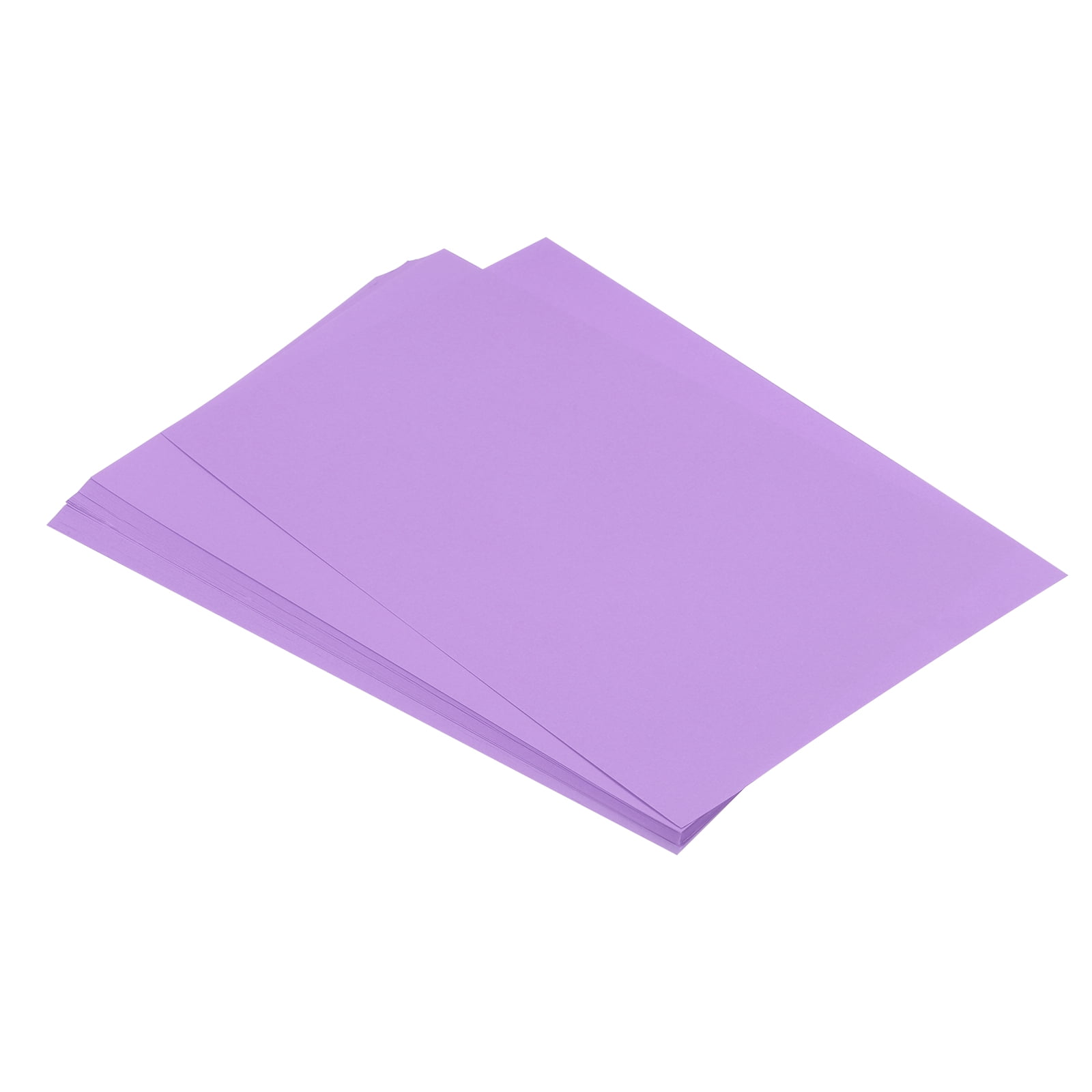 Unique Bargains 75 Sheets A4 Colored Print Copy Paper 8.5' x 11' Origami Paper Printer Paper 80gsm for Printing, Light Purple