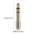 thumbnail image 2 of 2pcs 6.35mm to 3.5mm Audio Adapter Pure Copper Connector for Headphone Amplifier, 2 of 7