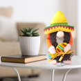 thumbnail image 3 of 2Pcs Fiesta Gnome Couple Cinco De Mayo Tomte for Mexican Taco Tuesday Elf Dwarf for Home Kitchen Tiered Tray Decorations, 3 of 9