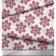 thumbnail image 3 of Soimoi Rayon Fabric Leaves & Floral Artistic Print Fabric by Yard 42 Inch Wide, 3 of 4