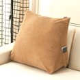 thumbnail image 2 of Triangle Pillow Comfortable Reading Pillow With Zip Pocket Triangle Wedge Small Back Support Pillow Cushie Pillows for Office Home Bed Sofa, 2 of 7