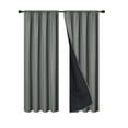 thumbnail image 2 of Chmadoxn Home Decor, Room Decor, Wall Decor Polyester Pongee Rod-Pull Light-blocking Curtains Living Room Sun-Blocking Curtains Heat-Insulating And Soundproof Curtains Polyester Blackout Curtains, 2 of 6