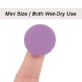 thumbnail image 3 of Unique Bargains 25 Pack 1-Inch Purple Sanding Discs 400 Grits Hook & Loop Professional Aluminum Oxide Sandpaper Mini Size, 3 of 5