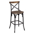 thumbnail image 2 of ACME Zaire Bar Stool in Walnut and Antique White, 2 of 2