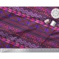 thumbnail image 2 of Soimoi Silk Fabric Aztec Geometric Print Sewing Fabric Yard 42 Inch Wide, 2 of 3