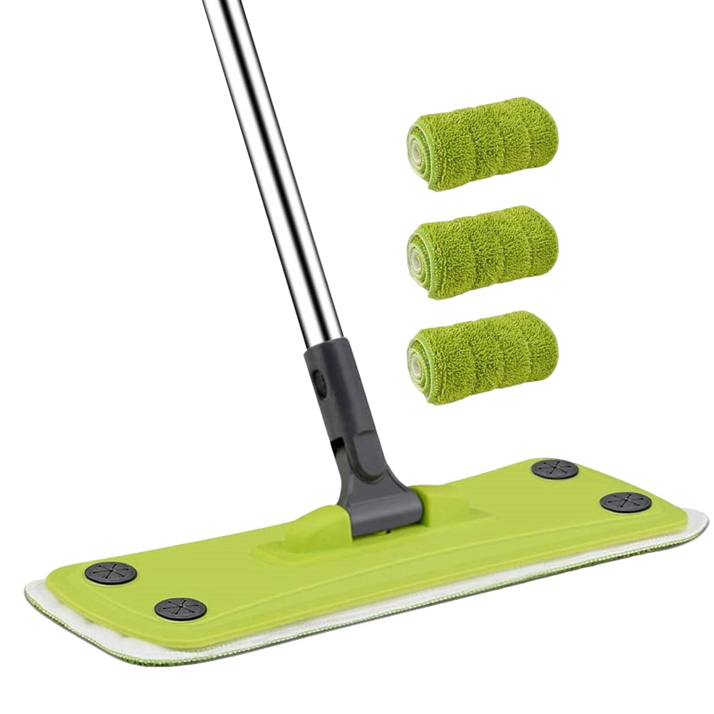 OUNONA Household Cleaning Tools Microfiber Mop Green for Dust Removal 1 Set 50*15*5in
