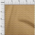 thumbnail image 2 of oneOone Polyester Spandex Yellow Fabric Geometric Craft Projects Decor Fabric Printed By The Yard 56 Inch Wide, 2 of 5