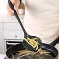 thumbnail image 5 of Slotted Skimmer Spoon Ladle with Long Handle - Lightweight Strainer Utensil for Cooking in 3 Colors, 5 of 5