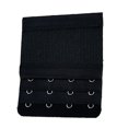 thumbnail image 1 of Extension Strap Bra Extenders Breathable 3 Rows 4 Hooks Adjustable Brassiere Accessories Clips Replacement Intimates black, 1 of 7