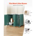 thumbnail image 4 of VEVOR Cat Litter Robot Enclosure, 41.3 in Self Cleaning Litter Box Cabinet, with Drawer & Detachable Divider, Automatic Litterbox Enclosure with Built-in Power Outlet, Fits Most Smart Litterboxes, 4 of 9