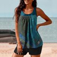 thumbnail image 4 of Birdeem Women Conservative Print Strappy Back Set Two Piece Swimsuits Swimdress, 4 of 12