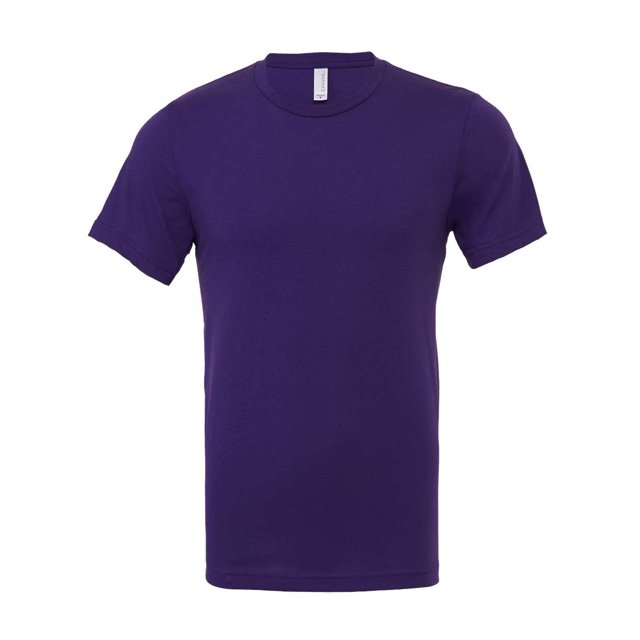 Bella Canvas Men`s 3001c, 2XL, Team Purple