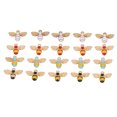 thumbnail image 2 of 20pcs Bee Charm Pendants Portable Hand Made DIY Crystal Rhinestone Alloy Bee Pendant for Jewelry Necklace Earrings Making, 2 of 14