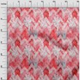 thumbnail image 3 of oneOone Tissu Popeline de Coton Sergé Rouge Tourbillon & Mandala Matériel de Robe Tissu Imprimé Tissu au Mètre 56 Pouces de Large, 3 of 4
