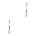 thumbnail image 3 of Wisewang Plastic Toothbrush Washable Reusable Sealed Handheld Tooth Brush Indoor Outdoor Holiday Hotel Teeth Washing Tool White 2Set, 3 of 6