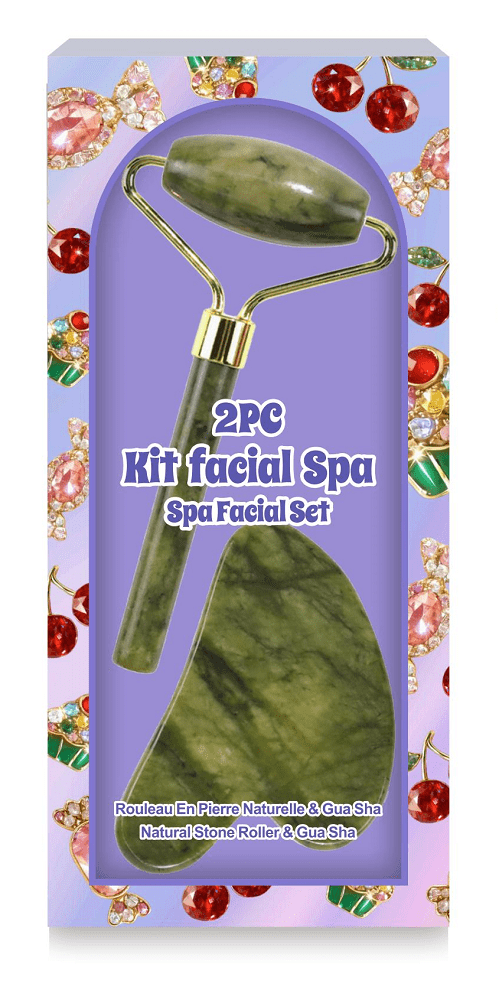 RCC brand Premium Gua Sha Facial Tools & Jade Roller Original Face Massager for Puffiness Wrinkless Skin Care Routine - Self Care Gift for Men Women