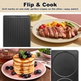 thumbnail image 3 of CUSIMAX Gril à Raclette de Table, Gril et Plaque Électriques d'Intérieur, Gril BBQ Coréen avec Plaque Antiadhésive Réversible 2 en 1, Crêpière, Poêle Électrique, Presse à Sandwich, Presse à Panini, 8 Plaques à Raclette &, 3 of 6