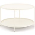 thumbnail image 1 of Simpli Home Monet Industriel 32 Pouces Table Basse en Métal en Crème, 1 of 7