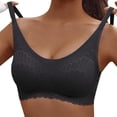 thumbnail image 2 of UPPADA Ladies Bras Clearance Sale Full Coverage Plus Size Bra Convenient Front Button Bras Cool Liftup Bra Super Gather Wireless Push-Up Bra Lifting Bras Breathable Underwear Bra, 2 of 4