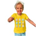 thumbnail image 4 of MeetoTime T-shirt à Manches Courtes Imprimé Ufs de Pâques pour Enfants Col Rond Confortable pour Garçons Filles, 4 of 4
