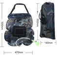 thumbnail image 4 of Solar Shower Bag 5 Gallons/20L Solar Heating Camping Shower Pouch PVC Portable Bath Bag Foldable, 4 of 8